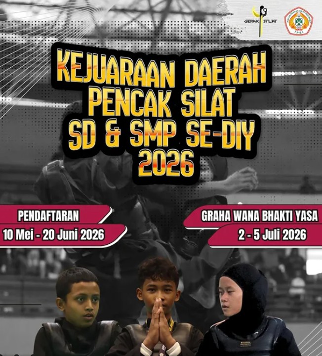 Kejurda Pencak Silat SD & SMP Se-DIY 2026